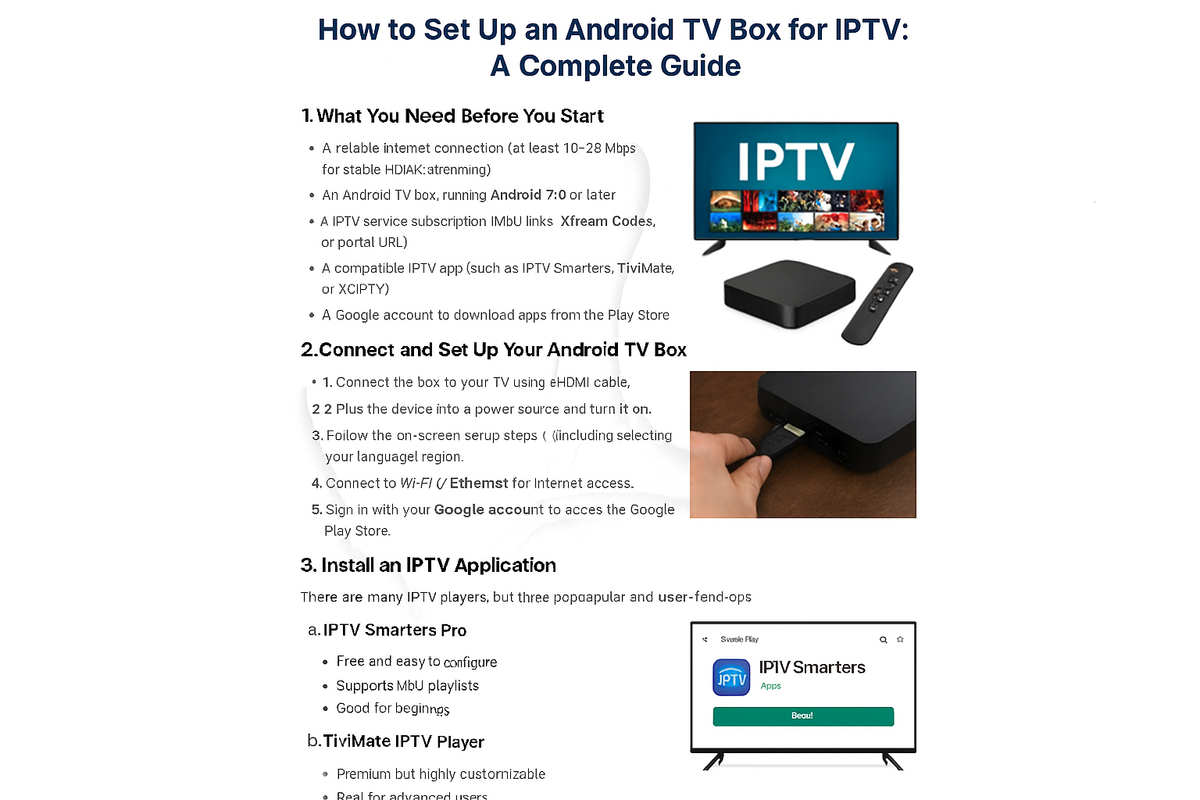 How to Set Up an Android TV Box for IPTV (2026 Guide) – ShahidStore